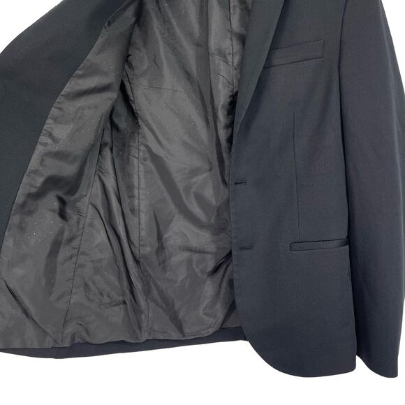 Zara Black Suit Jacket Blazer Women's Size Small - Picture 5 of 10